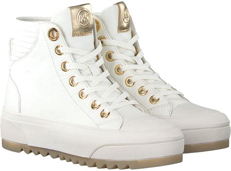 witte michael kors sneakers|michael kors high heel sneakers.